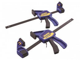 Irwin Quick Grip 300mm (12in) Quick Change Bar Clamp Twin Pack £24.99